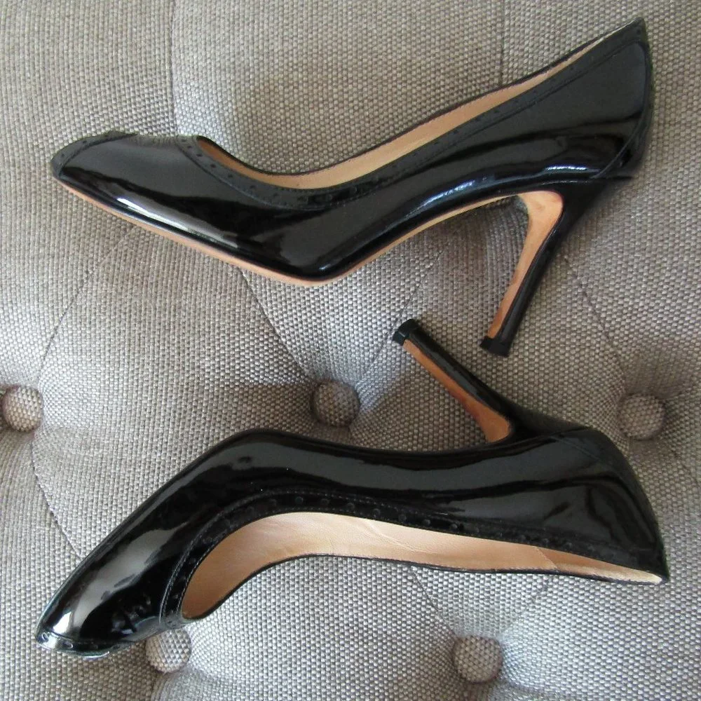 Kate Spade Giselle Oxford Leather Pumps Made in Italy Size 6